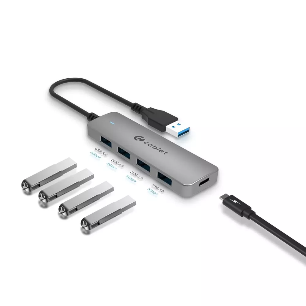 CABLET TYPE-C HUB 4 PORT 3.0 HB403 C3 view 4